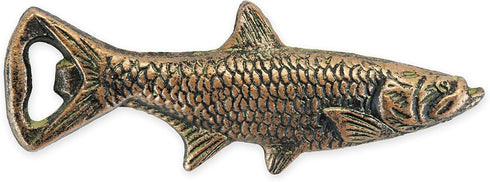 Foster & Rye Cast Iron Fish Bottle Cap Opener, Rustic Beer Bottle Opener for Home Bar, Set of 1