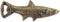 Foster & Rye Cast Iron Fish Bottle Cap Opener, Rustic Beer Bottle Opener for Home Bar, Set of 1