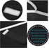 Flamingo P Blackout Window Curtains, Solid Black Energy Efficient Patio Door Drapes, 1 Panel, 26 x 68 Inches