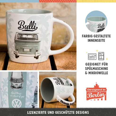 Nostalgic-Art Retro Coffee Mug, VW Good Things Are Ahead of You, Large Ceramic Cup, Vintage Design