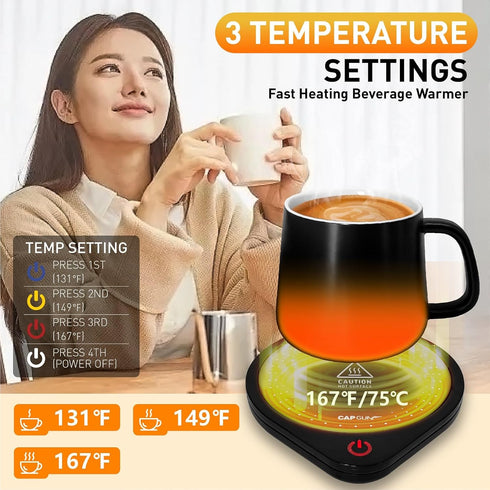 redomm Coffee Mug Warmer,Electric Beverage Warmers, Cup Warmer for Heating Coffee, Beverage, Milk, Tea and Hot