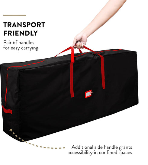 Zober Christmas Tree Storage Bag, Fits 7.5 Ft Artificial Trees, Waterproof with Strong Durable Handles