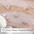 84 Inches 52" 2 MYSKY HOME Pom Pom Pink Sheer Curtains for Bedroom Girls Room Dusty Rose Curtains Long for Nursery Kids