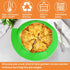 CARGEN Pie Crust Shield, Adjustable Silicone Pie Crust Protectors for Baking, 2 Pieces Green