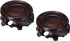 MECCANIXITY Wooden Stand Holders Displays Base 50mm Diameter Black for Vase Bonsai