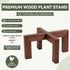 Nipyata Plant Stand Indoor, Large Wooden Plant Stands, Plant Risers for Inside Pots, Flower Stand Holder, Fit Most Size