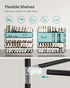 4-Tier Closet, ULSH054B01 SONGMICS Shoe Rack, Shoe Storage for Hallway Slim and Space-Saving, Metal Frame, Non-Woven