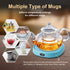 Set, 3-Temp Settings, 8H Bsigo Coffee Mug Warmer & Cute Cat Mug Candle Mug Warmer for Home & Office, Electric Smart