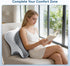 Ergonomic Memory Foam Reading Pillow - Wedge Back & Neck Support for Bed, Sofa & Floor - Relieves Acid Reflux, Back