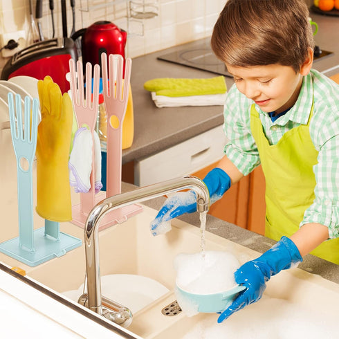 2 Pieces Kitchen Glove Holder, Drying Rack for Gloves, Towel Storage Holders for Sponge Food Bags