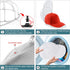 Hat Washer for Washing Machine, Cleaner for Baseball Caps with Frame Cage and Mesh (1 Pack White with Mesh)
