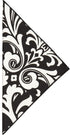 Cloth Napkins Black and White Wedding Table Decor, Set of 4 All Cotton Dinner Linen Napkins