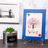 HESTYA 8 Pcs Clear Acrylic Easels Holders for Display Decoration, 4.5 Inch Plate Stands for Pictures or Other Items