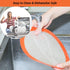 Round Silicone Baking Mats for 10 Inch Cake Pan - Non-Stick Reusable Dough Mat for Cake, Tortilla, Pizza