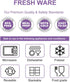 21 Day Portion Control Container Kit for Weight Loss, 21 Day Tally Chart with e-Book, 7 Labeled Pcs