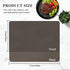 Set 6, 1217 Inch BLESWIN Faux Leather Placemats, of -Double Side Texture Color Table Mats, Heat-Resistant, Waterproof