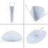 Pangda 24 Pack Folding Round Paper Fans with Plastic Handle for Wedding Favor Party Bag Filler