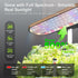 12 Hydroponics Growing System Indoor Garden: Pods Indoor Herb Garden Kit with LED Grow Light Plant Germination Kit