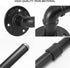Industrial Pipe Towel Bar, Rustic Iron Decor Bathroom Hardware Heavy Duty Wall Mounted Bath Towel Rack Holder (18 Inch)