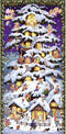 Korsch Advent-Tree Tower, 23.75" H x 11.5" W x .1" D, White by Alexander Taron Importer 11641