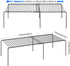 Expandable Storage Shelf - Adjustable Rustproof Metal Wire Spice Rack, Space Saver Kitchen Storage Shelves Set of 6