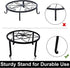 3 Pack yosager Metal Plant Stands for Flower Pot, Heavy Duty Black Iron Potted Stand Holder, Indoor Outdoor Rustproof