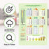 Kitchen Conversion Chart Magnet, Metric Measurement Guide for Cooking, Baking, and Cookbook Accessories