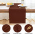 2 Pack 12 60 Inch Chocolate Table Runner x Solid Color Farmhouse Runners Coffee Table Dresser for Daily Party Home