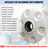 MBF618448 Washer Rotor Hub Assembly - Replacement Parts for LG Washing Machine, PBT-GF30, AHL72914401