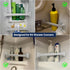 2 Packs Safoner Adjustable RV Shower Corner Storage Bar- Durable Aluminum RV Corner Caddy for Shower Organization