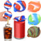 4 Pack Silicone Soda Can Cover Lids, Reusable Beverage Can Covers for Soda, Beer, Juice, Fits Standard Cans (ST-2)