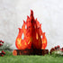 Boao 6 Set Fake Fire Camping Decoration, 3D Cardboard Campfire Centerpiece, Artificial Flames for Bachelorette Party