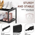 2 Closet LUKYTOWER Extra Long Shoe Rack Tier Shoe Storage Organizer Wide Stackable Shoe Organizer Racks