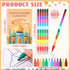 Zhanmai 48 30 Pcs Eid Mubarak Goodie Bags Favor Days of Ramadan Watercolor Coloring Book Bulk with Stacking Crayons