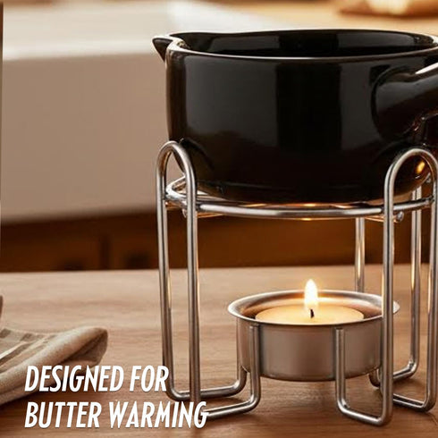 Set 4, 4 Artestia Butter Warmer for Seafood of Ceramic Lobster Butter Warmers with Pieces Tealight Candles for Melting