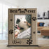 BELLA BUSTA - Best Dog Ever - Engraved Leather Picture Frame, Christmas, Birthday Keepsake for Dog Lover, 5x7 Vertical