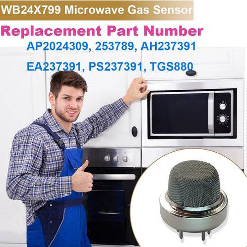 WB24X799 Microwave Steam Gas Sensor, Fits GE Microwave Oven