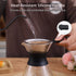 Small Size Pour Over Coffee Dripper, CAMPINGLIFE Reusable Stainless Steel Maker for 1-2 Cup (Silver)