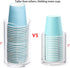 LoveBB Bathroom Cup Dispenser, 3oz-5oz Small Disposable Paper Cups Holder for Bathroom Vanity Countertop's Rinsing/Mouthwash Cups, Clear by LoveBB