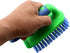 Dependable Industries Inc. Essentials Scrub Brush Comfort Rubber Grip & Flexible Stiff Bristles Heavy Duty for Bathroom Shower Sink Carpet Floor - Pack of 2 (Blue-Green) by Dependable Industries inc. Essentials