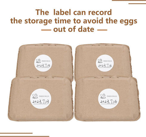 30 Pack 12 Count Vintage Egg Cartons - Natural Pulp, Holds Twelve Chicken Eggs, Sturdy Design Made from Recycled