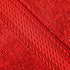 Superior Egyptian Cotton Pile Face Towel/Washcloth Set of 6, Ultra Soft Luxury, Red