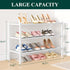 3 Closet, Smiry Bamboo Shoe Rack, Tier Shoe Organizer for Entryway & Stackable Free Standing Storage Shelf for Shoes