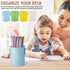 NUOBESTY 4pcs Mini Trash Can for Desk, Metal Wastebasket Tiny Waste Garbage Bin, Multifunctional Organizer