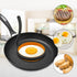 4pcs, 3.5 Inch, Mcmuffins GOYLSER Silicone Egg Rings, Black, Egg Maker, Pancake Patties & English Muffin, Foldable