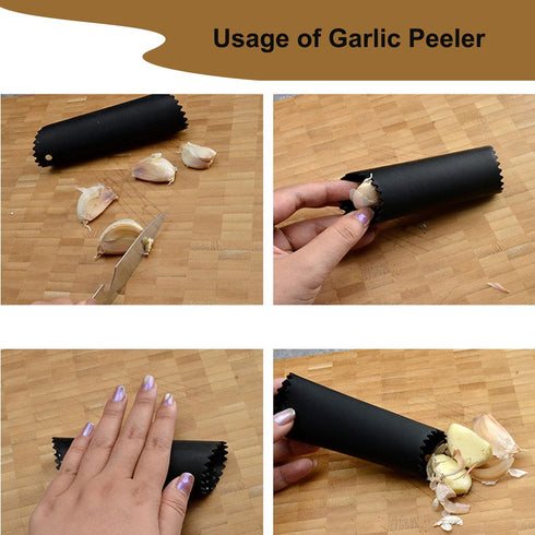 DXary Set, 10 Garlic Peeler Pieces Silicone Garlic Roller Garlic Peeler Tube Easy Garlic Peeled Tool Skin Remover