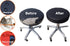 2 Pack 16.5 Inch Sigmat Waterproof PU Bar Stool Cover Anti-Slip Round Seat Cover Black
