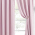 52" 84" 2 NICETOWN Pom Pom Blackout Curtains for Girls Bedroom Boho Pink Window Curtains for Nursery Rod Pocket Thermal