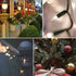 Hopolon Christmas Lights, 2 Pack 23ft 100 Mini String Lights, UL Certified Extendable Tree Lights for Indoor & Outdoor
