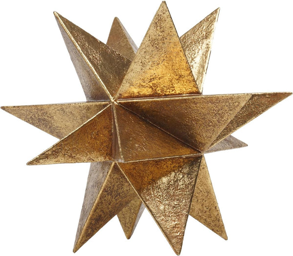 Braxio Modern Style Indoor Home Decor - Resin Gold Multi-Angle Stars Abstract